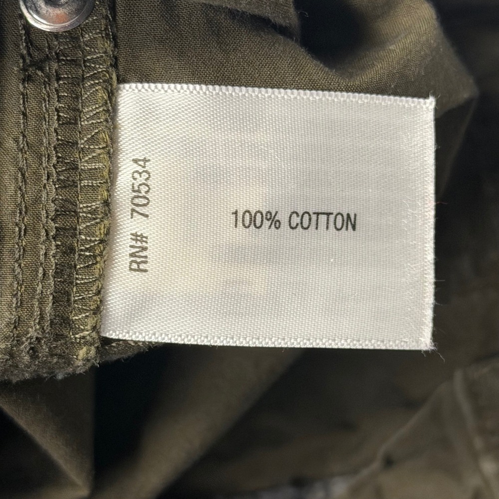 Orvis Cargo Pants Womens Straight Leg Olive Green Cotton Size 12 Travel Utility - Picture 5 of 9